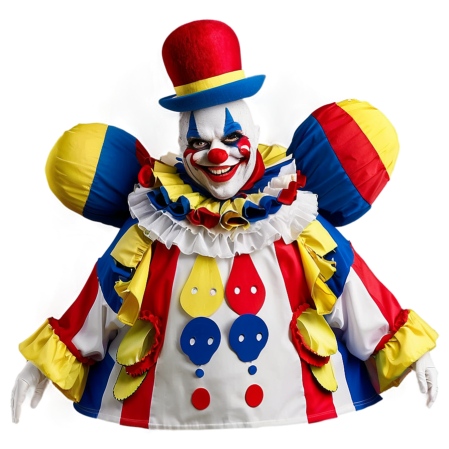 Clown Costume Png 06242024 PNG