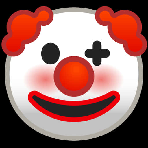 Clown Emoji Graphic PNG