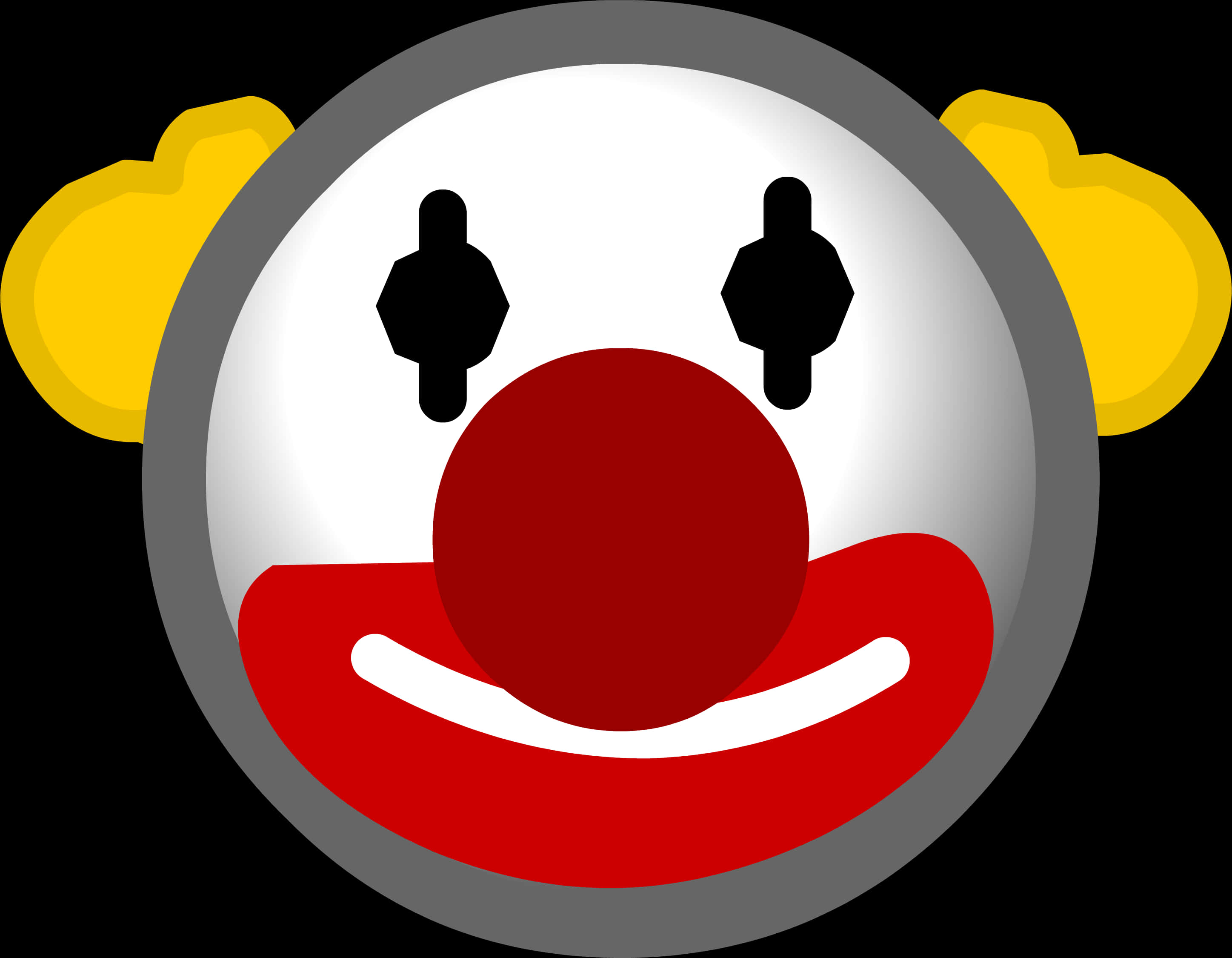 Clown Emoji Graphic PNG