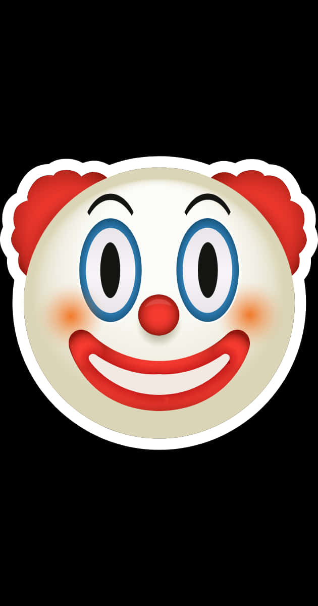 Clown Emoji Graphic PNG