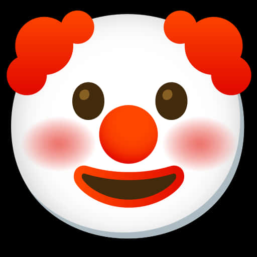 Clown Emoji Smiling Face PNG