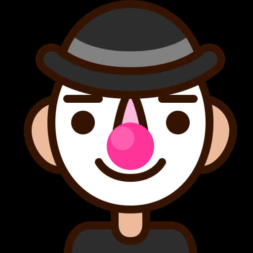 Clown Emoji Smilingwith Hat PNG
