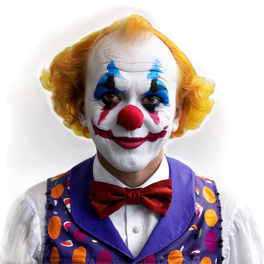 Clown Face Painting Png 05232024 PNG