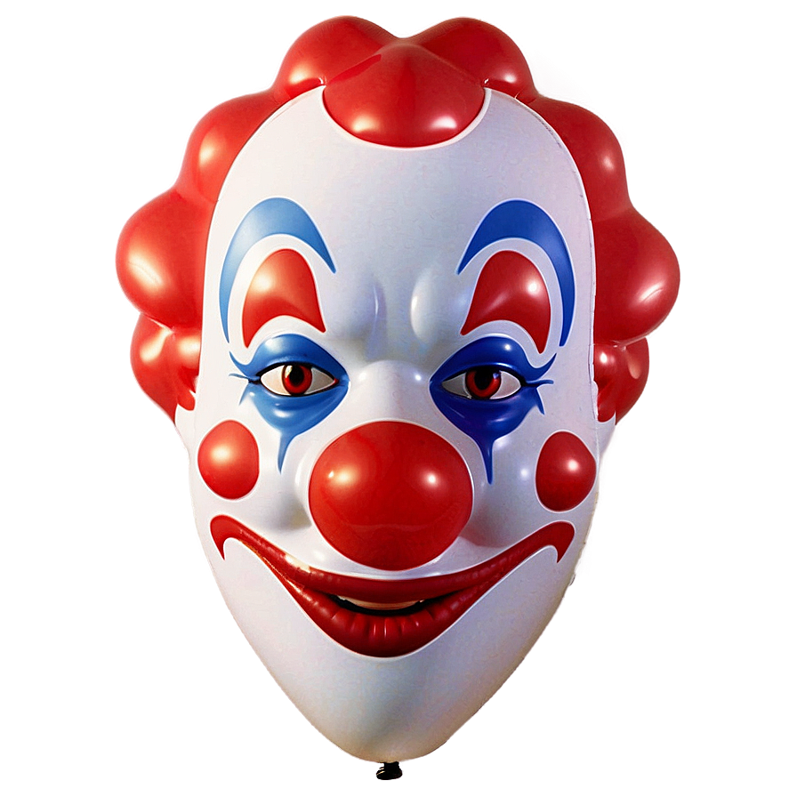 Clown Head Balloon Png 05242024 PNG