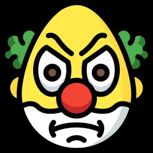 Clown_ Emoji_ Graphic PNG