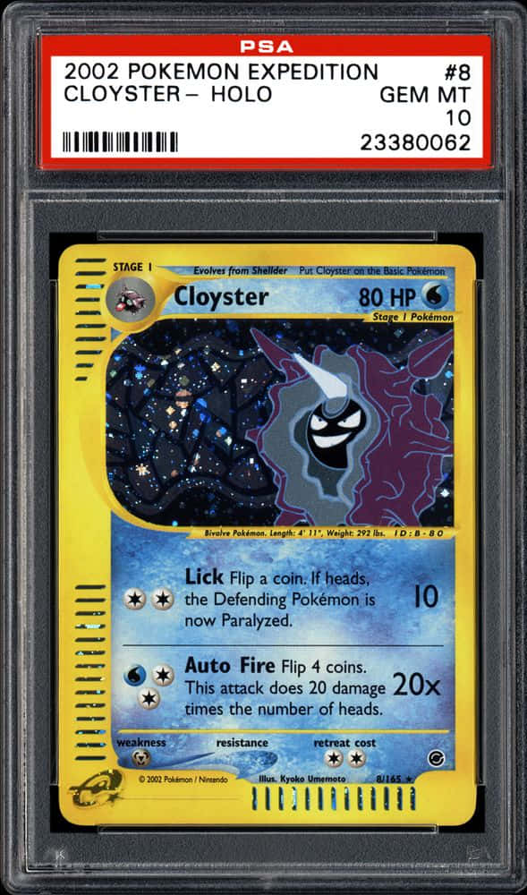 Cloyster Holo Card Wallpaper