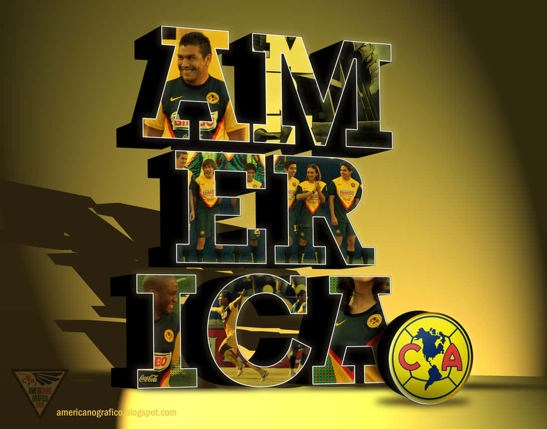 Fly high with Club America Wallpaper