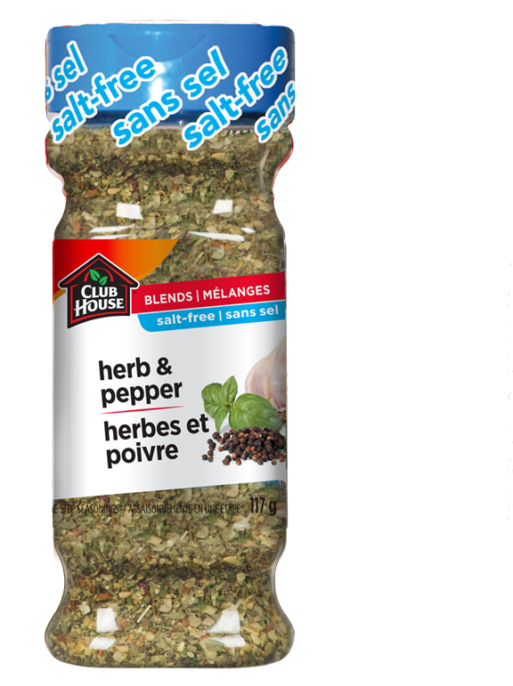 Club House Salt Free Herband Pepper Seasoning PNG