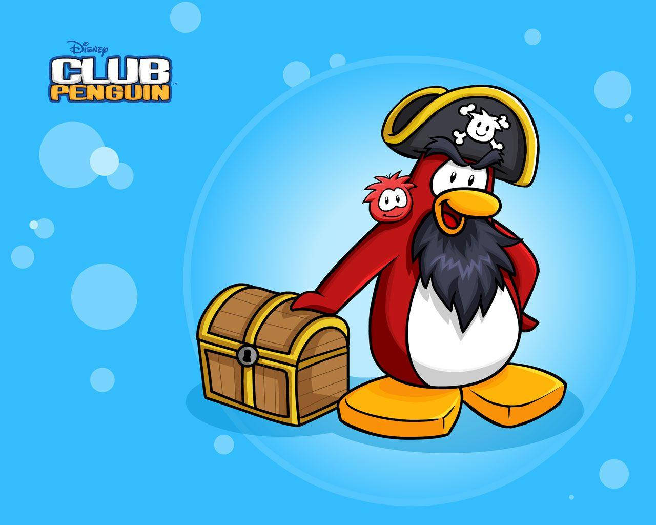 Clubpenguin Pirata. Fondo de pantalla