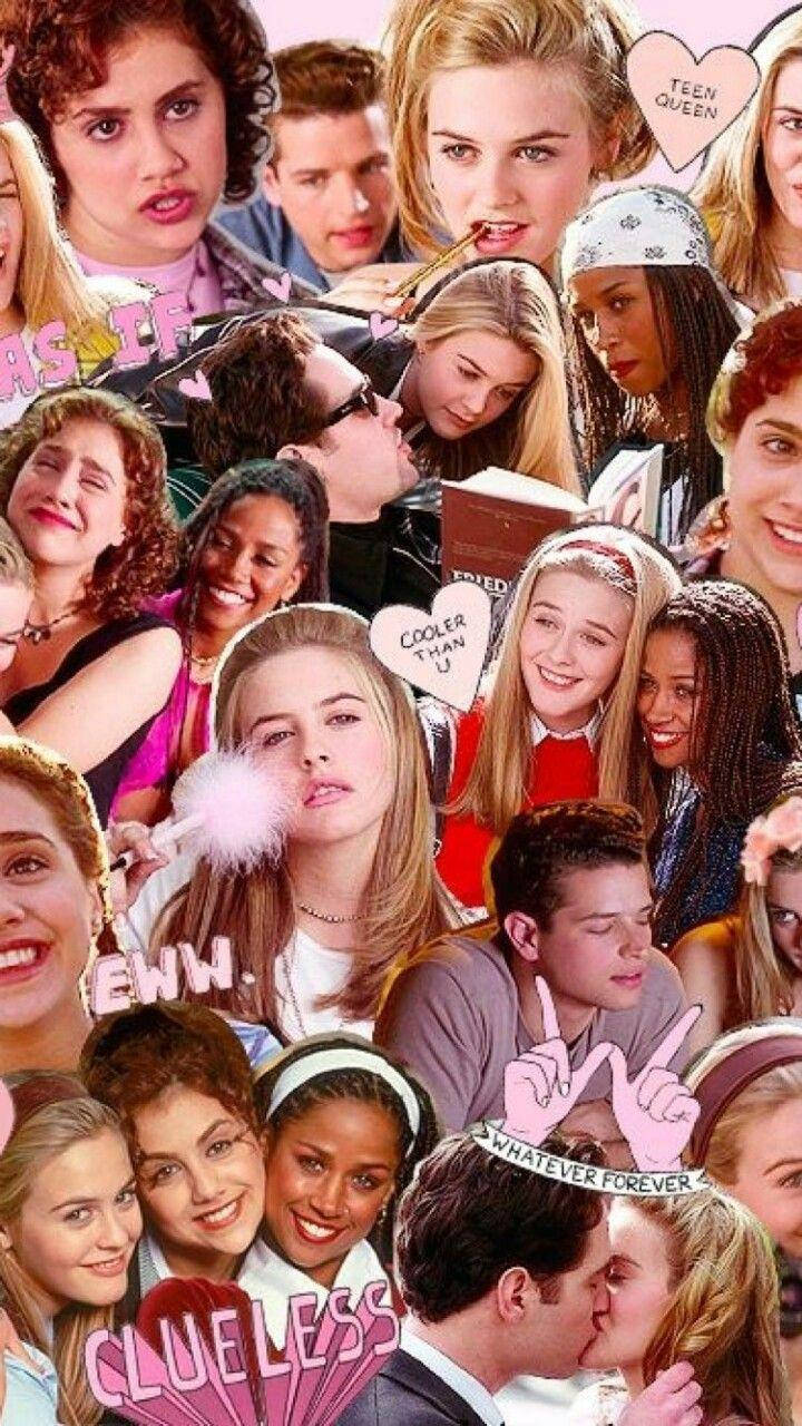 Clueless Casts Collage Wallpaper