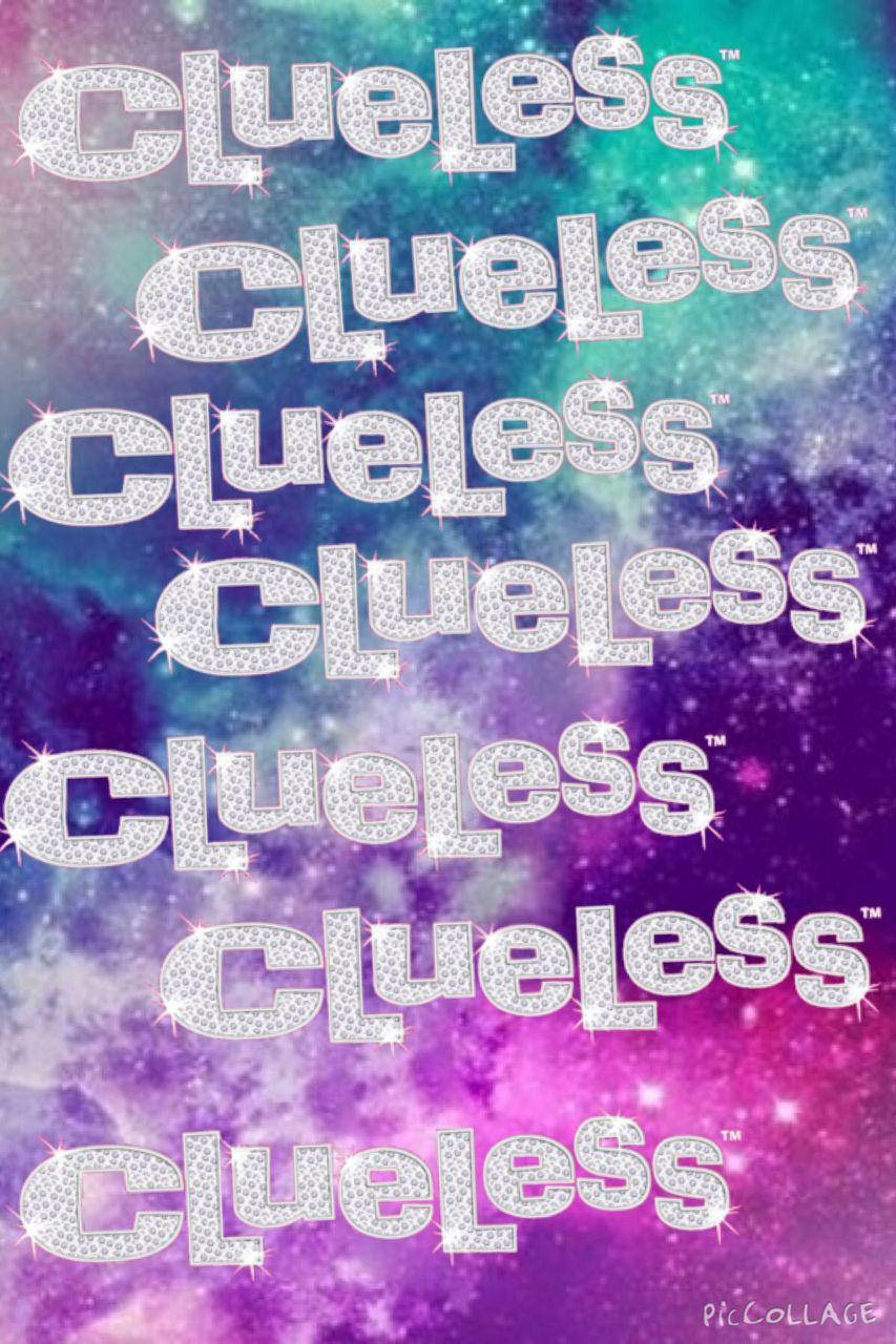 Clueless Words Pattern Wallpaper