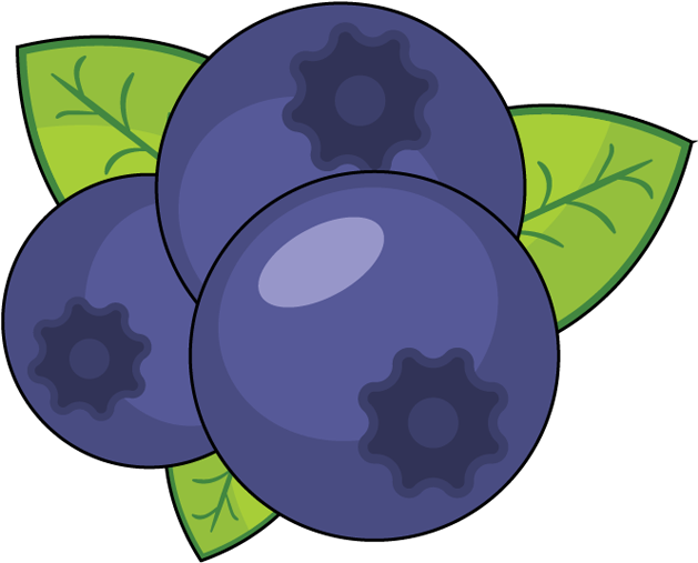 Clusterof Blueberries Illustration PNG