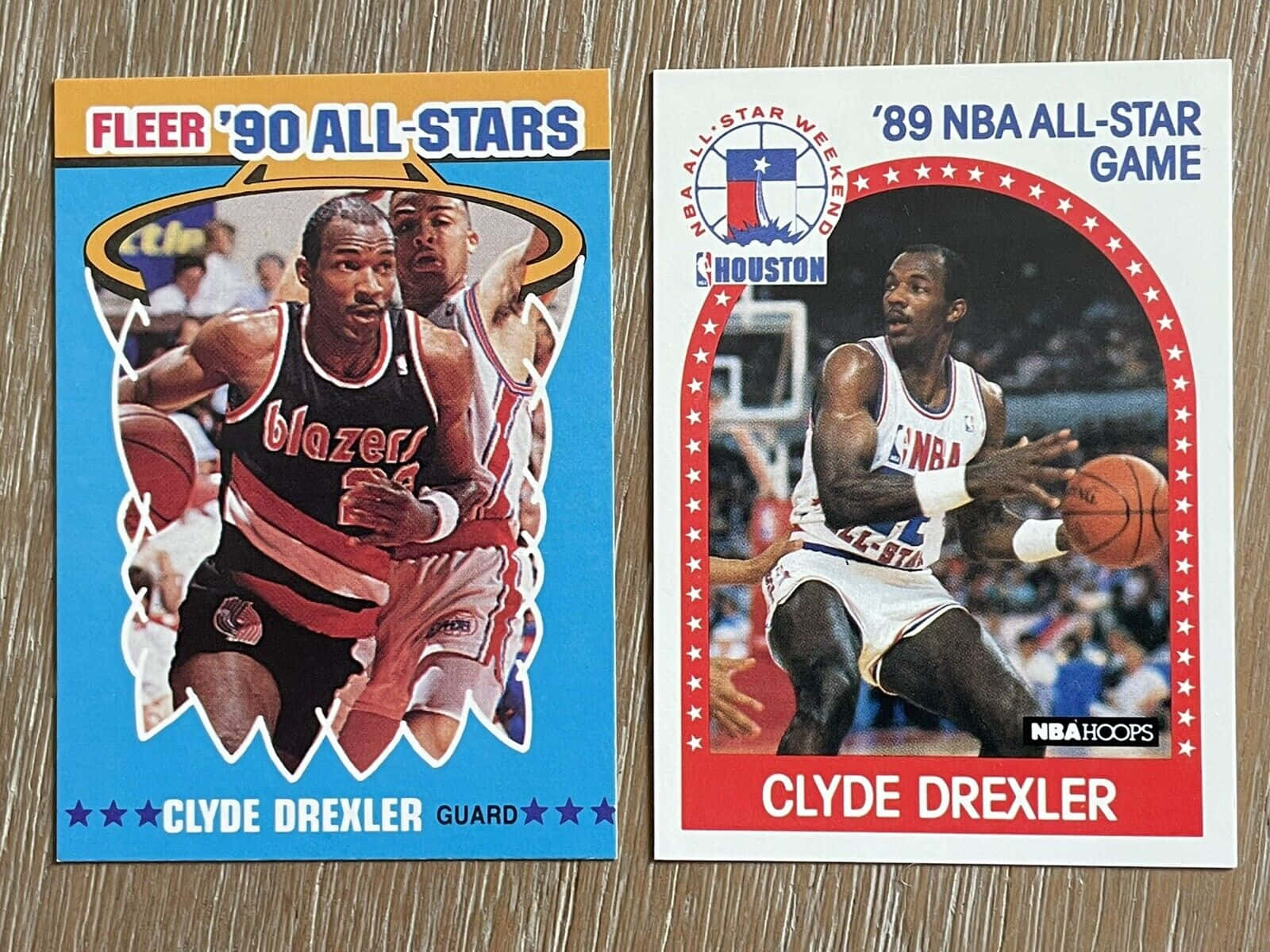 Clydedrexler 1989 1990s Nba All Star Game In Italian: Partita Delle Stelle Nba Degli Anni '90 Con Clyde Drexler Del 1989. Sfondo
