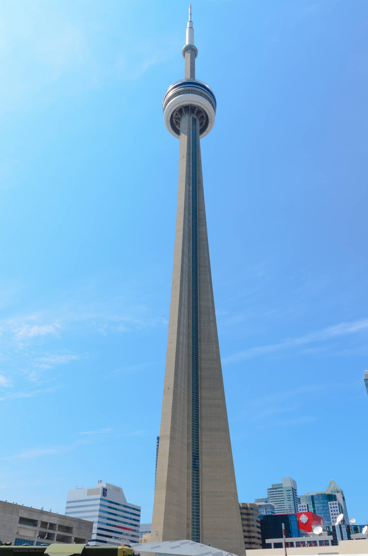 CN Tower Street View Wallpaper