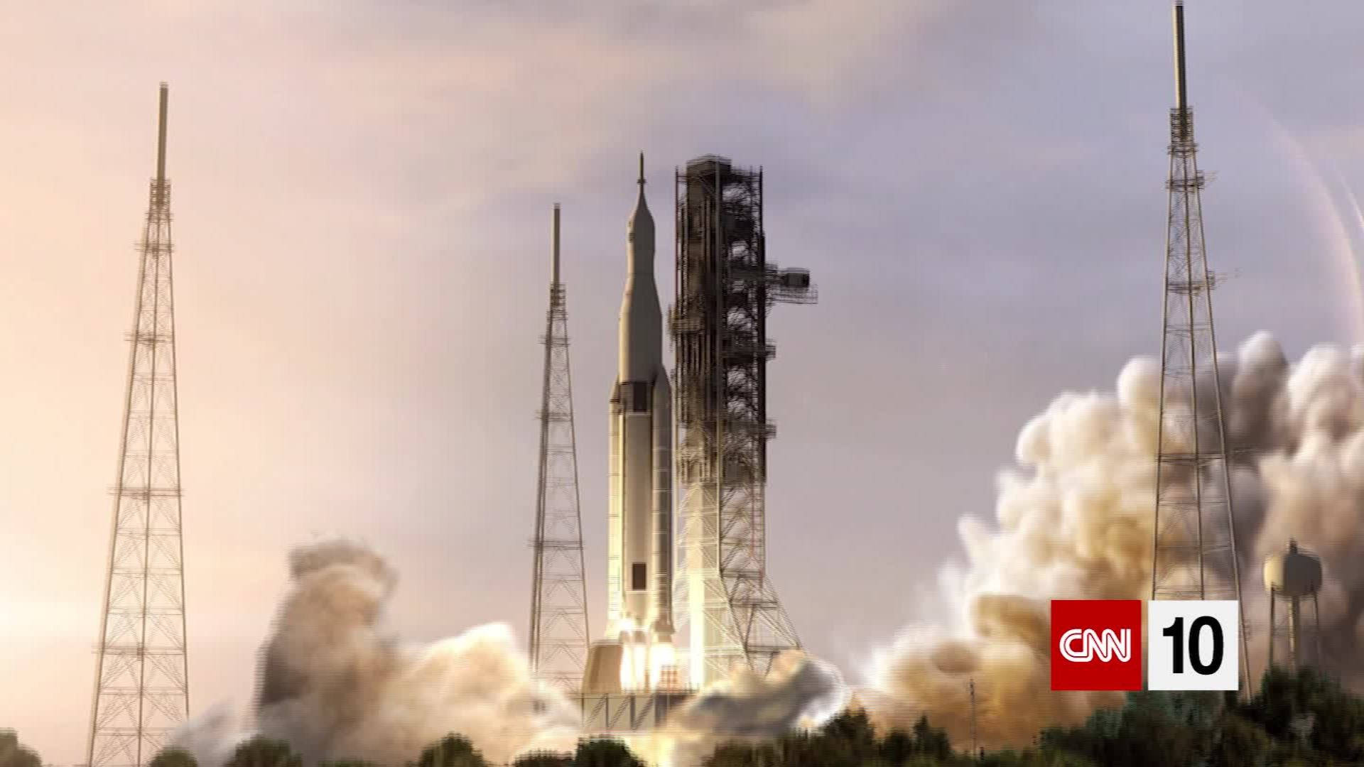 Cnn10 Cohete Despegando. Fondo de pantalla