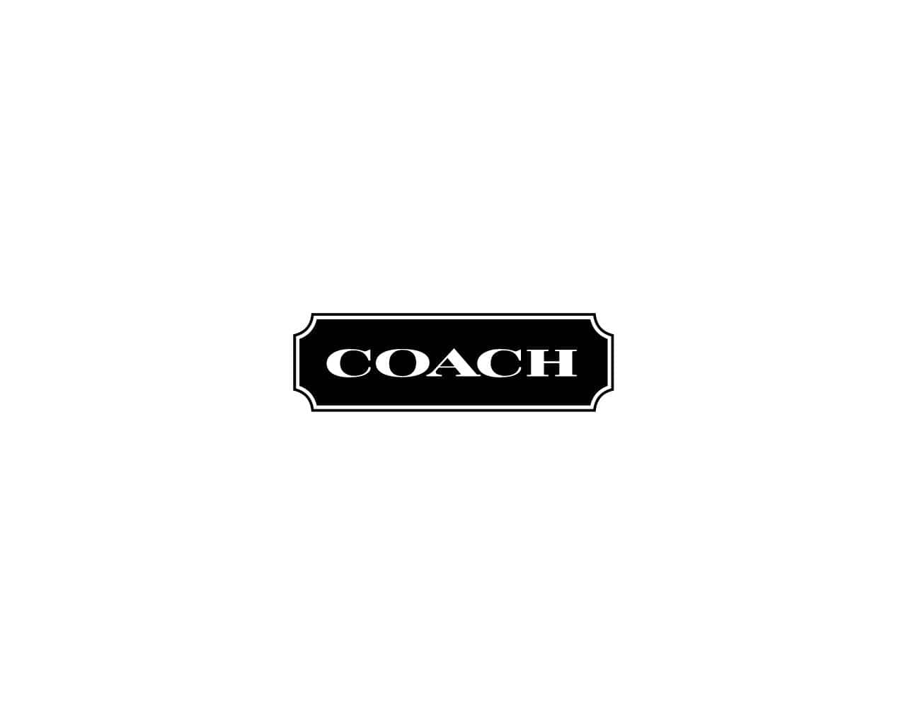 Logotipoda Coach Em Um Fundo Branco
