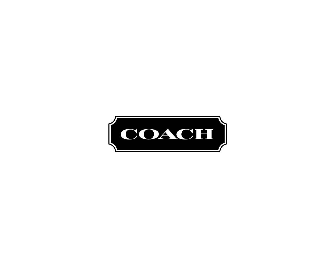 Coach Name Logo In White Wallpaper