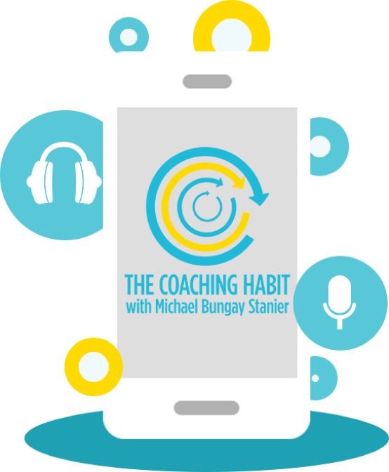 Coaching Habit Podcast Graphic PNG