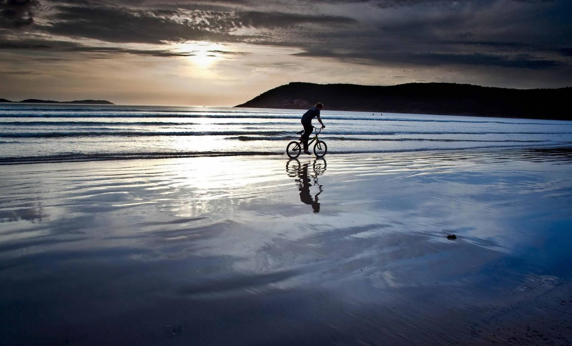 Coastal Bike Ride Background