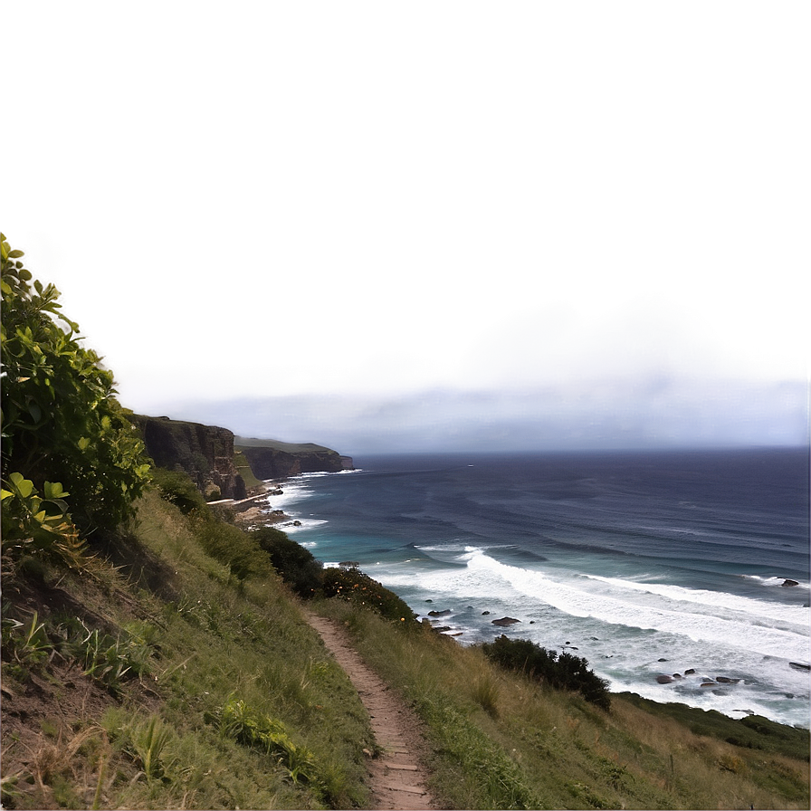 Coastal Cliff Path Png 15 PNG