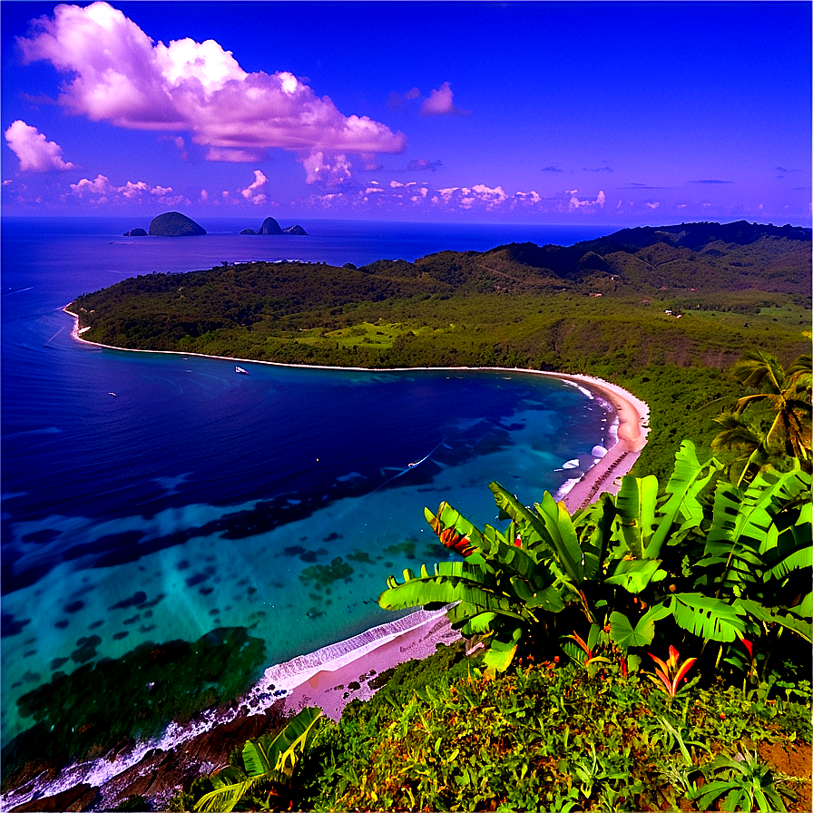 Coastal Cliff Walk Png 2 PNG