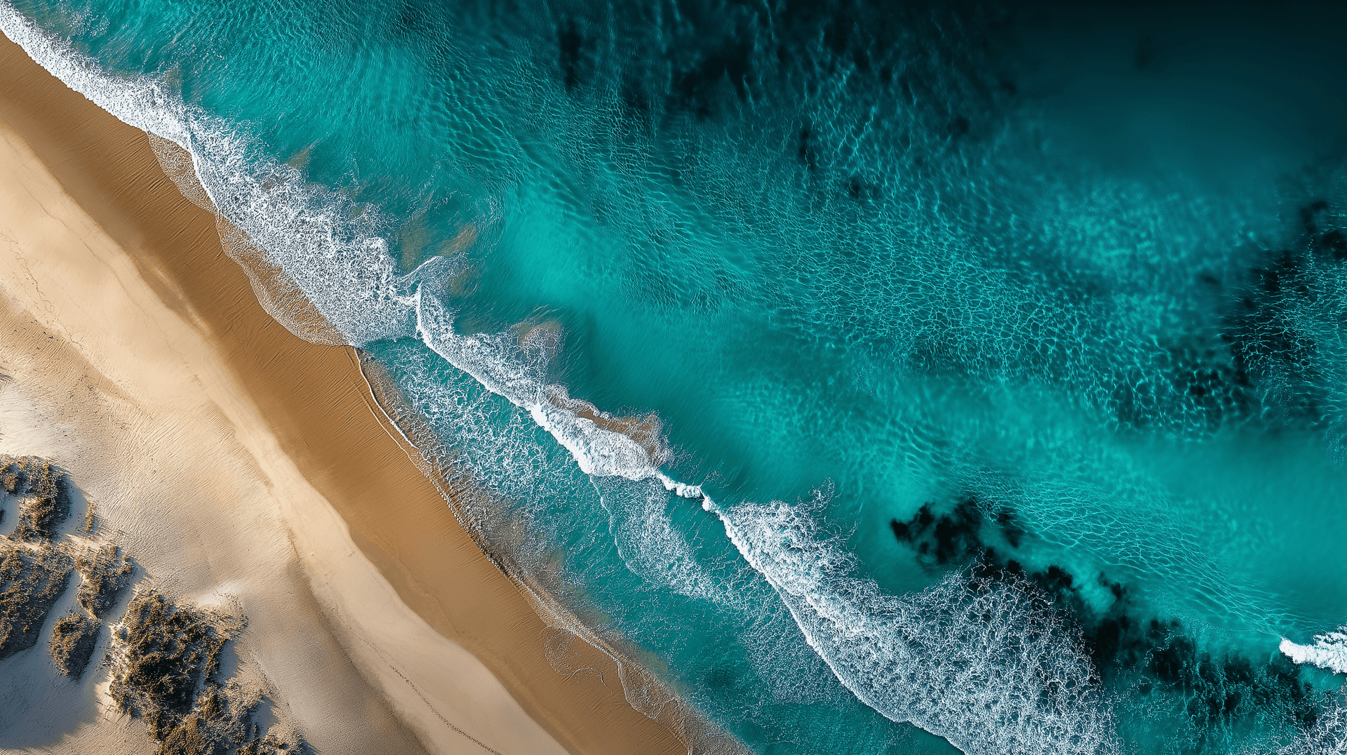 Coastal Harmony Aerial Wallpaper