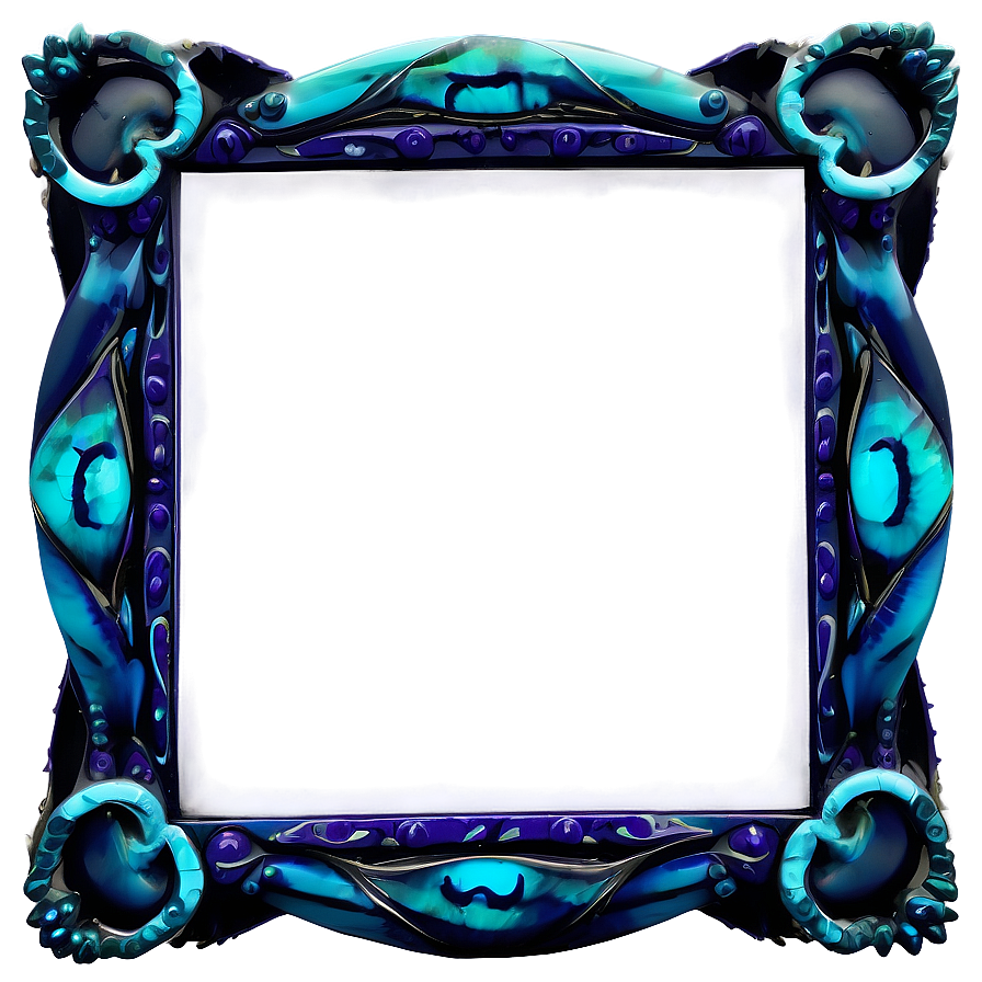 Coastal Mirror Frame Png 06212024 PNG