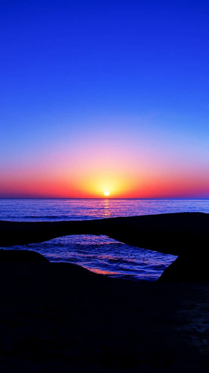 Coastal Sunset Serenity Wallpaper