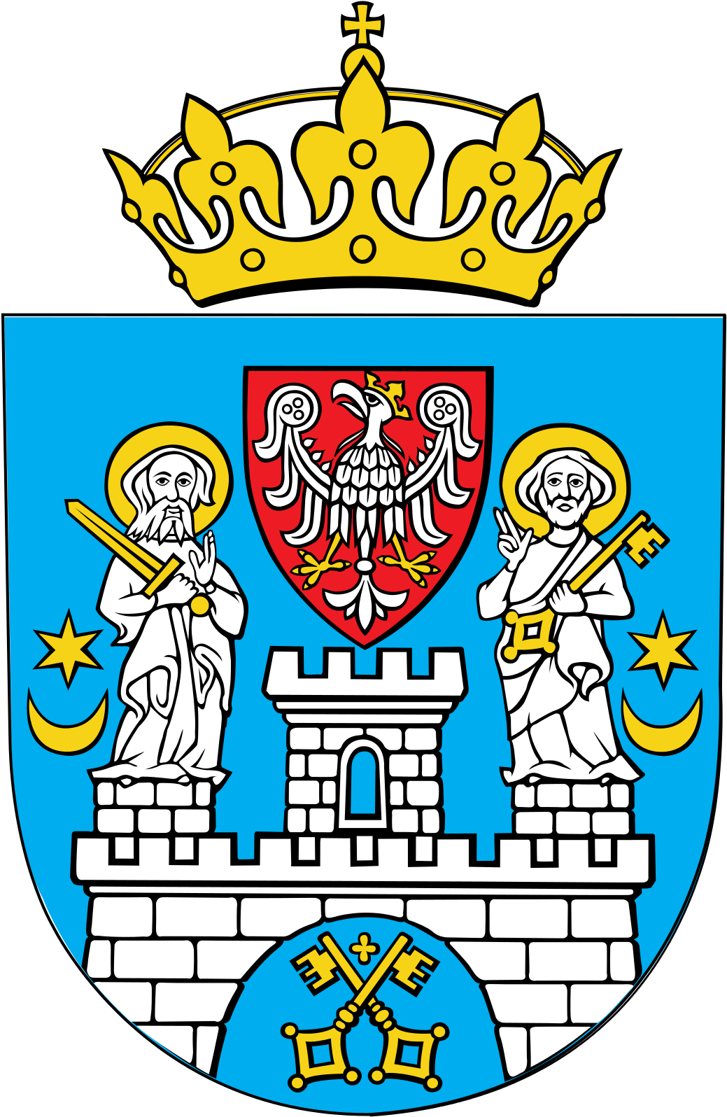 Coat_of_ Arms_with_ Saints_and_ Castle PNG