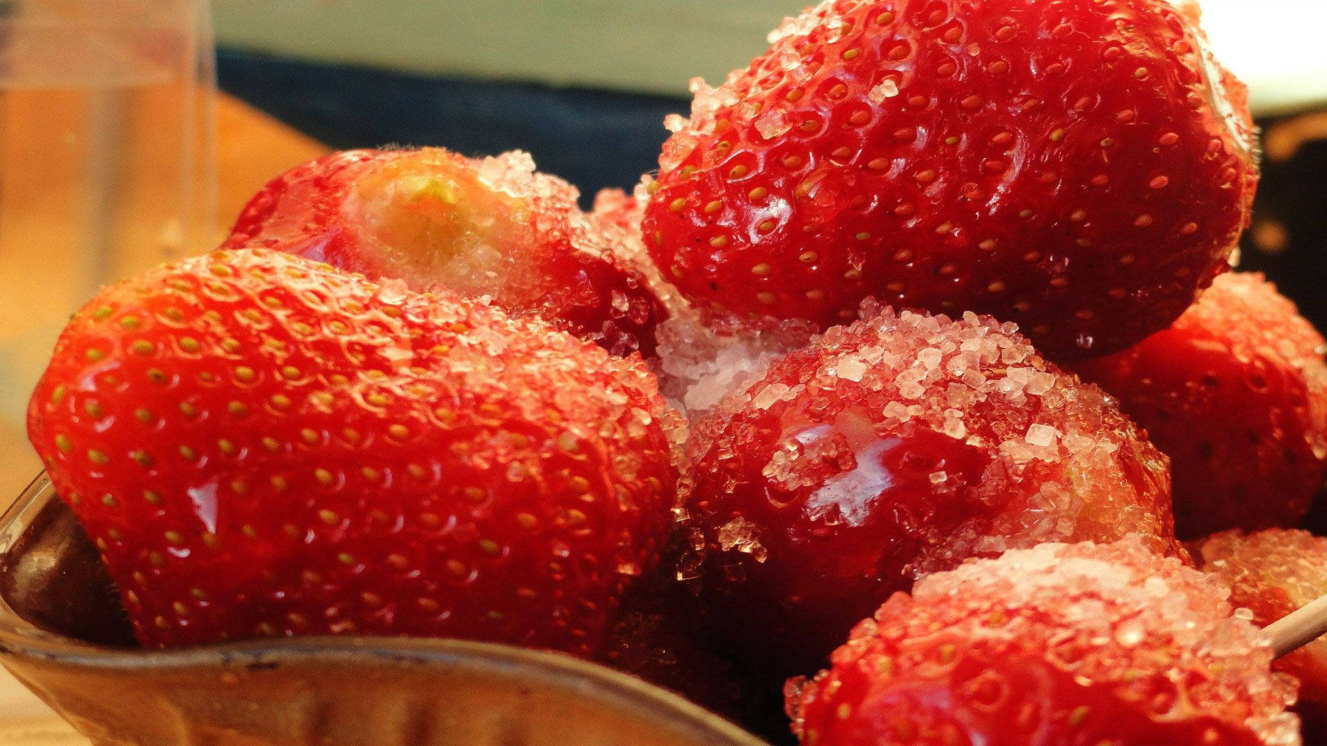 "Fresh Berries Coated in Sugar" Wallpaper