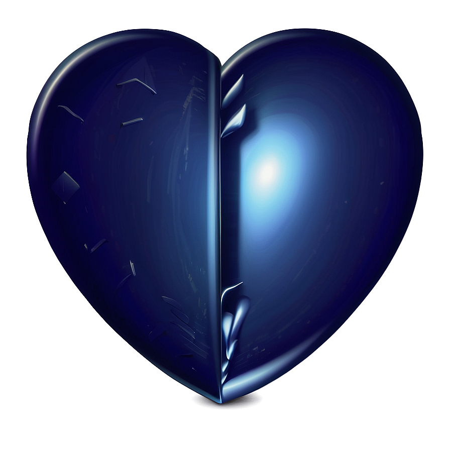 Cobalt Blue Heart Icon Png Faf PNG