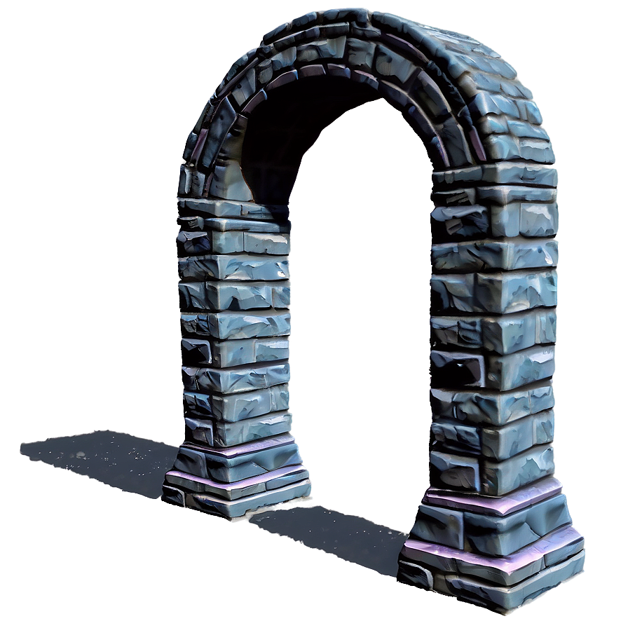 Cobblestone Archway Image Png 06262024 PNG
