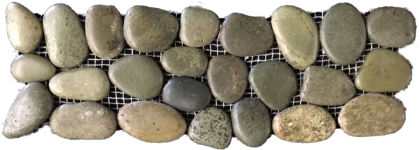 Cobblestone Pebble Mosaic Texture PNG