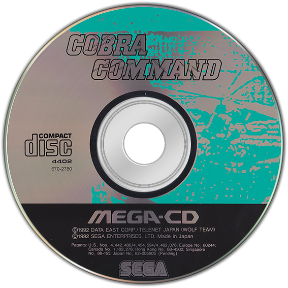 Download Cobra Command S E G A Mega C D Game Disc | Wallpapers.com