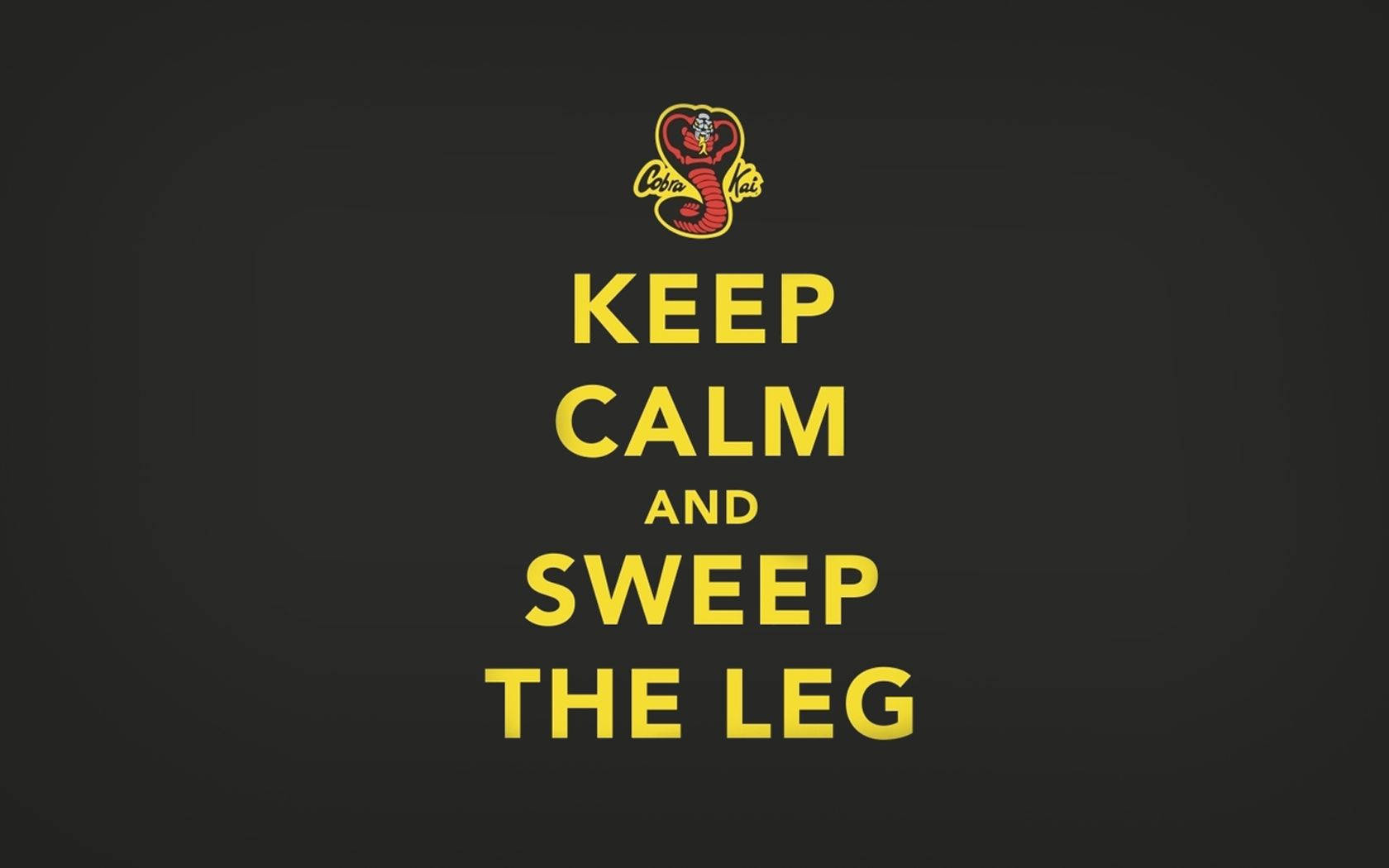 "Sweep the leg!" - Johnny Lawrence Wallpaper