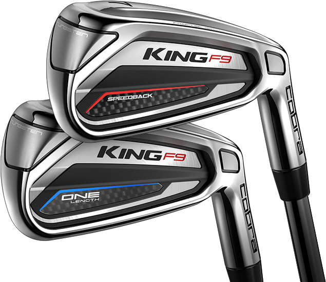 Cobra King F9 Speedback Golf Irons PNG