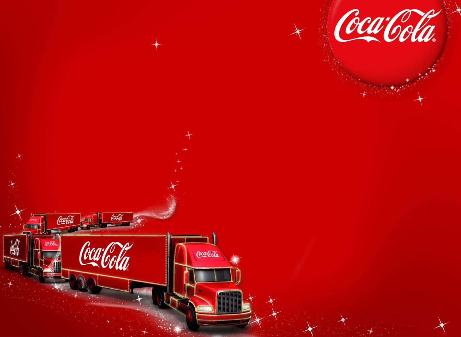 coca cola christmas truck wallpaper