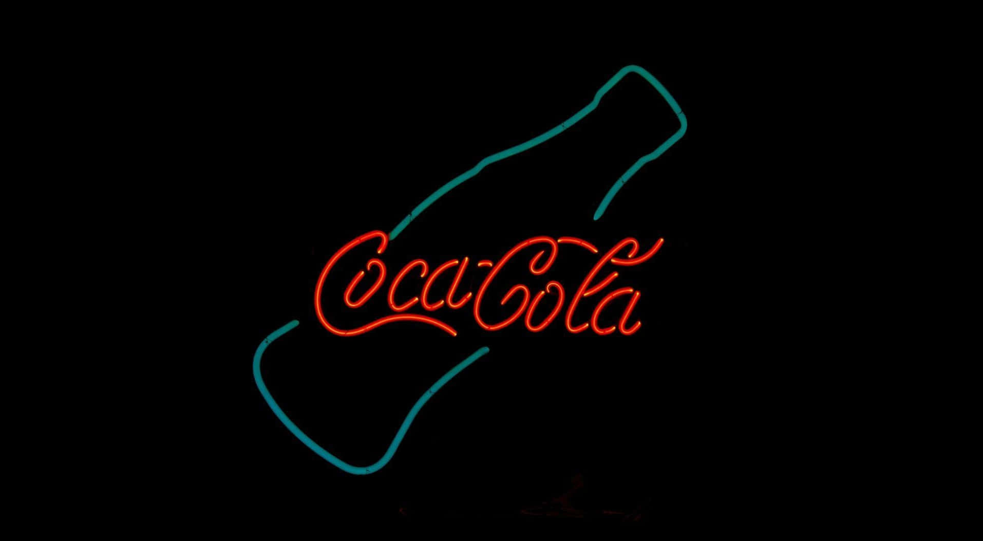 Immaginemozzafiato Di Una Bottiglia Di Coca-cola