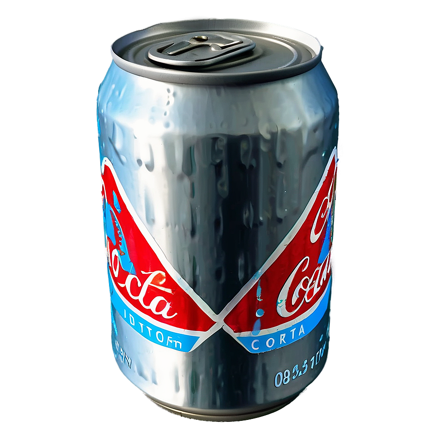 Coca Cola Can With Straw Png 06122024 PNG
