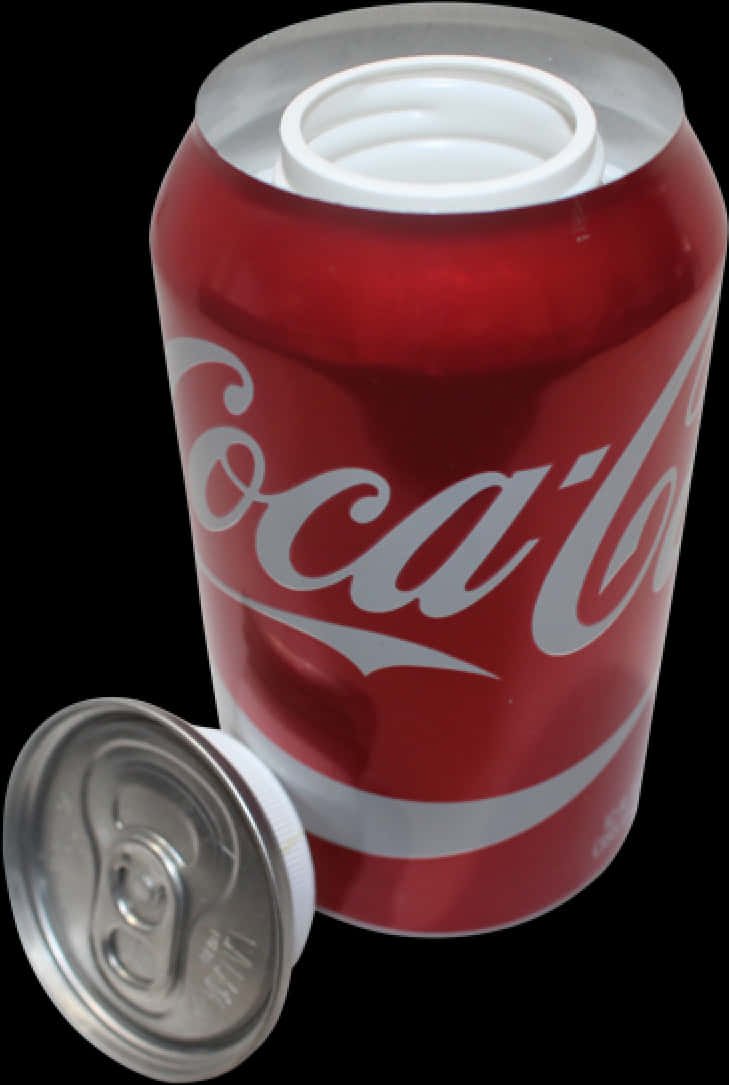 Coca Cola Canwith Detached Tab PNG