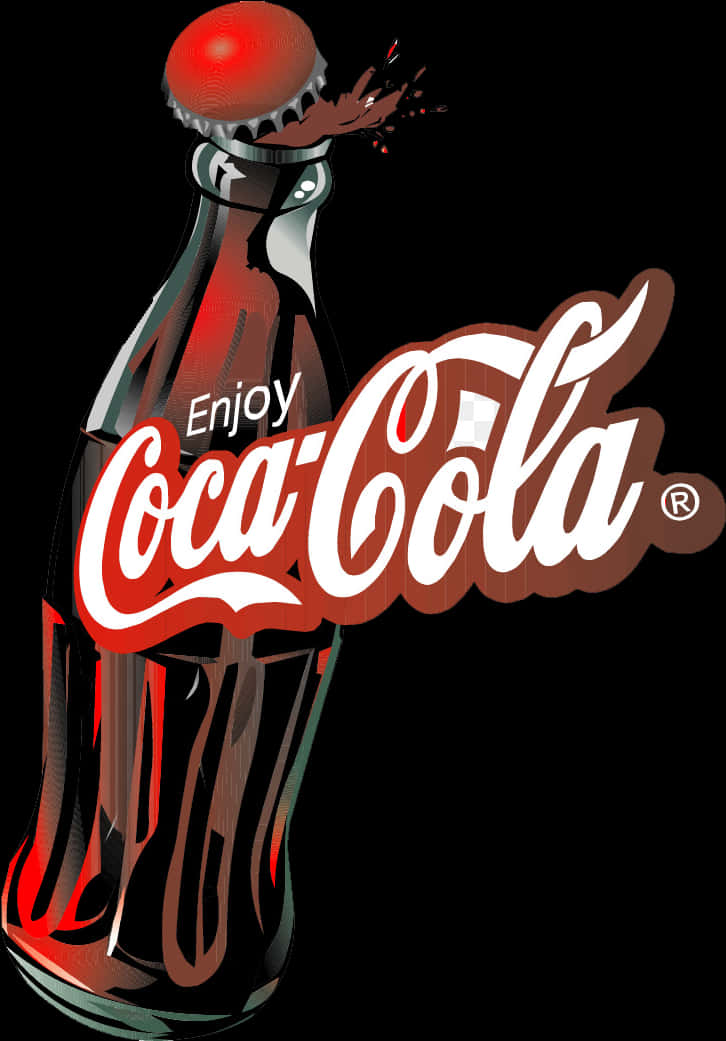 Coca Cola Classic Bottle Logo PNG