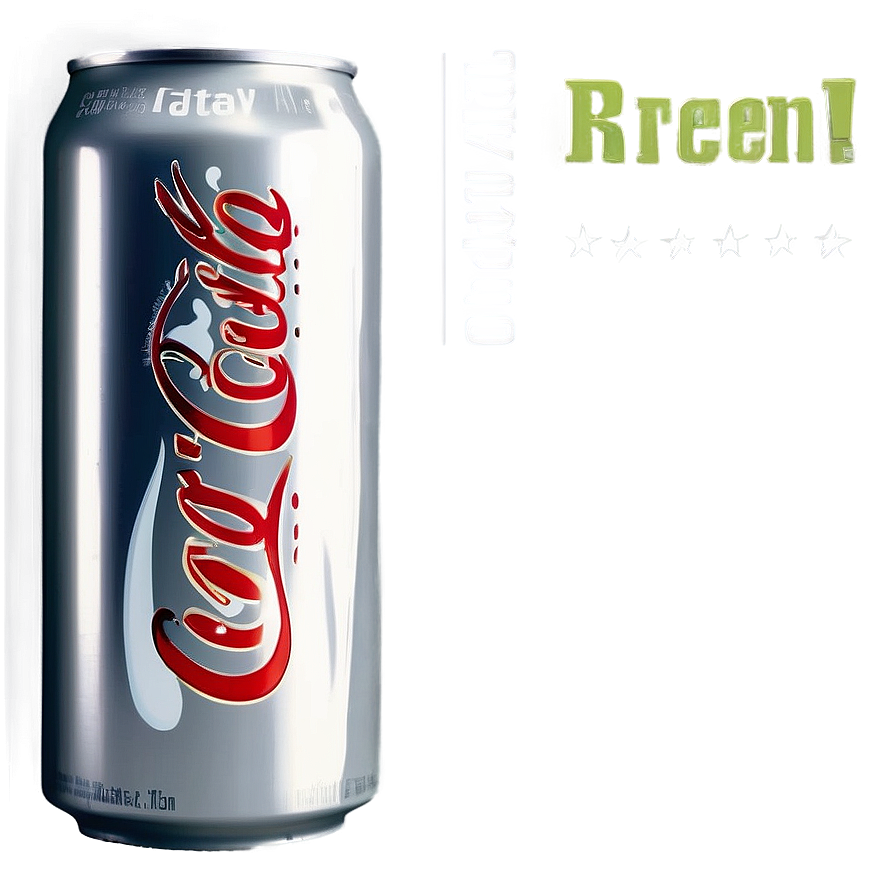Coca Cola Light Can Art Png Ger PNG
