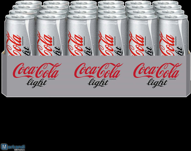 Coca Cola Light Cans Packaging PNG