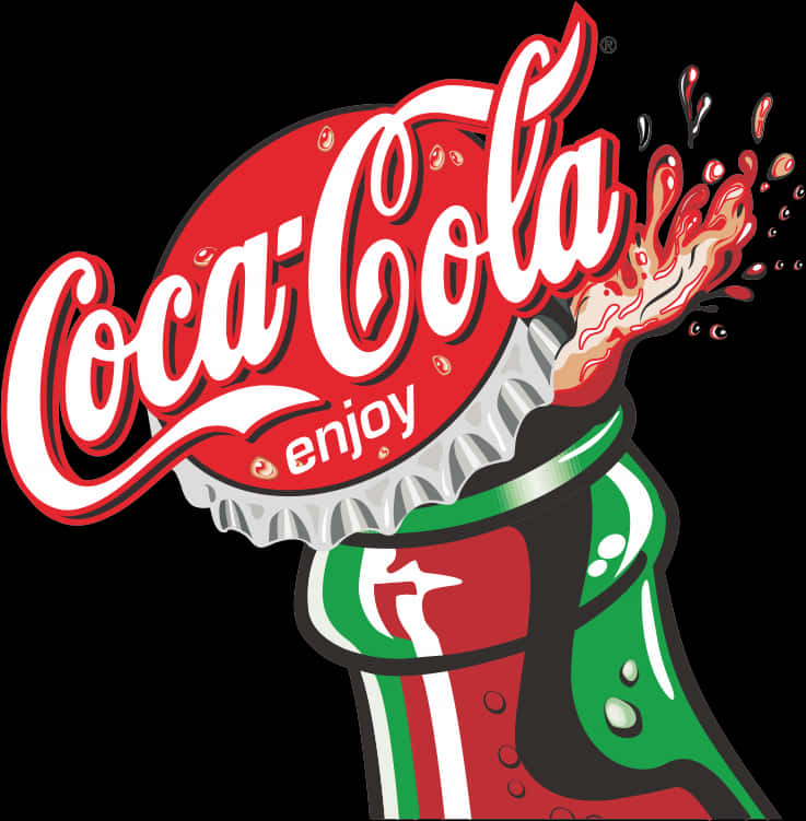 Coca Cola Logo Splash PNG