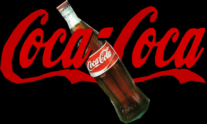 Coca Cola Logowith Bottle PNG