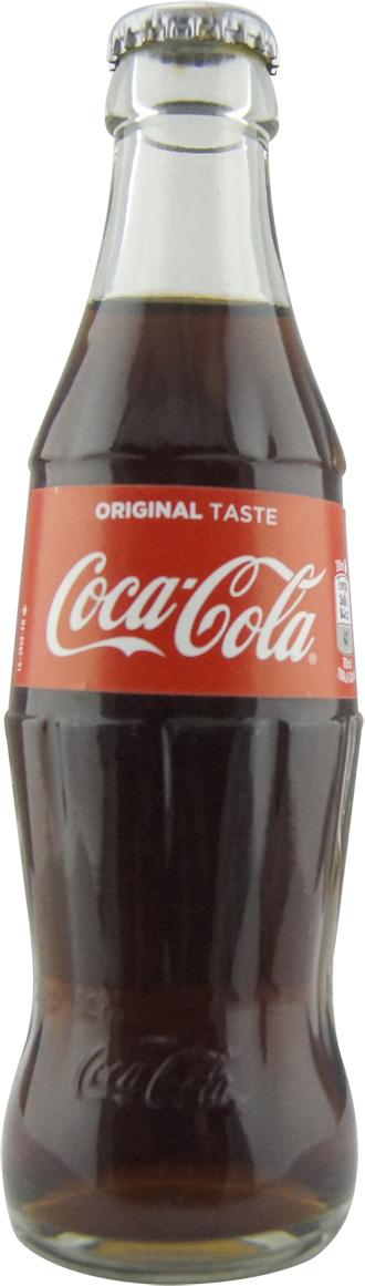 Coca Cola Original Taste Bottle PNG