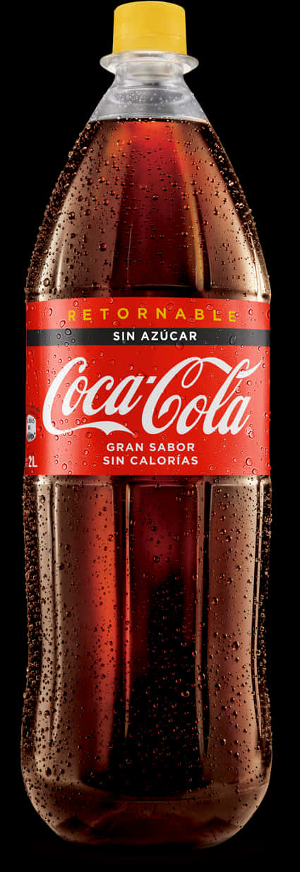 Coca Cola Sin Azucar Bottle PNG