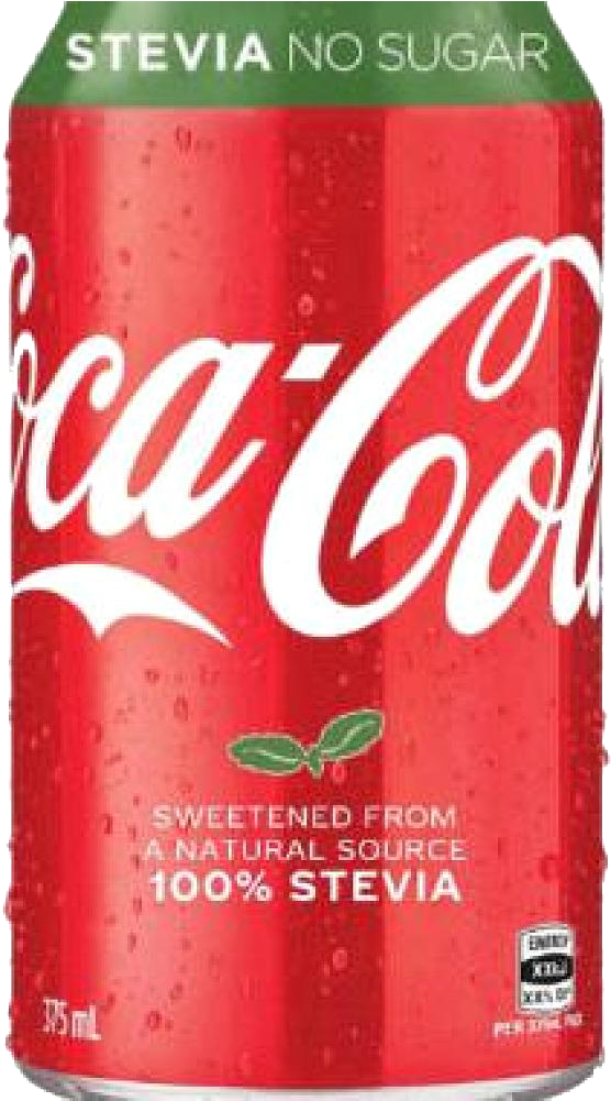 Coca Cola Stevia No Sugar Can PNG