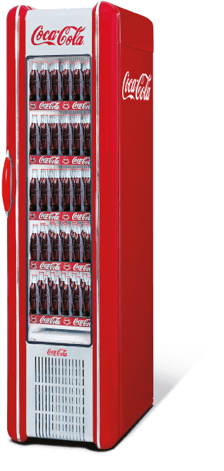 Coca Cola Vintage Refrigerator PNG