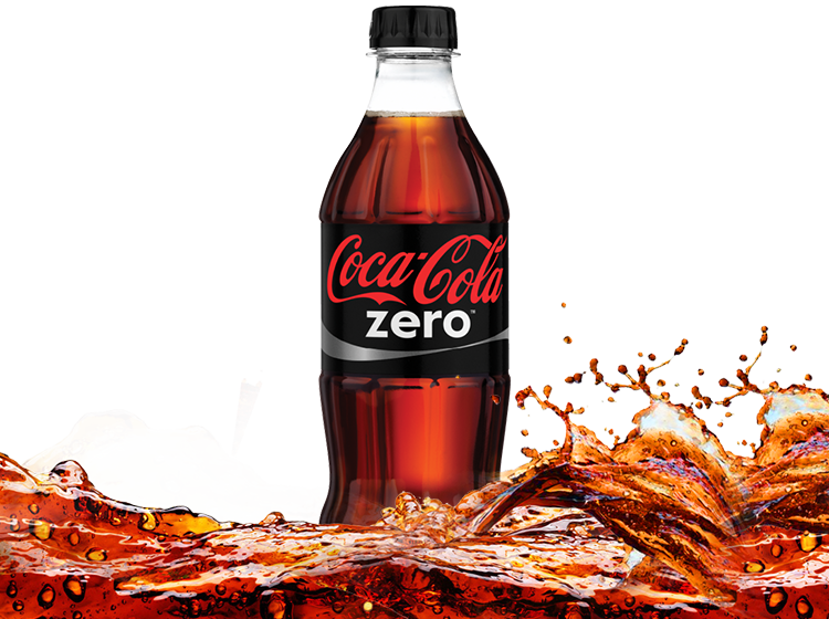 Coca Cola Zero Splash PNG